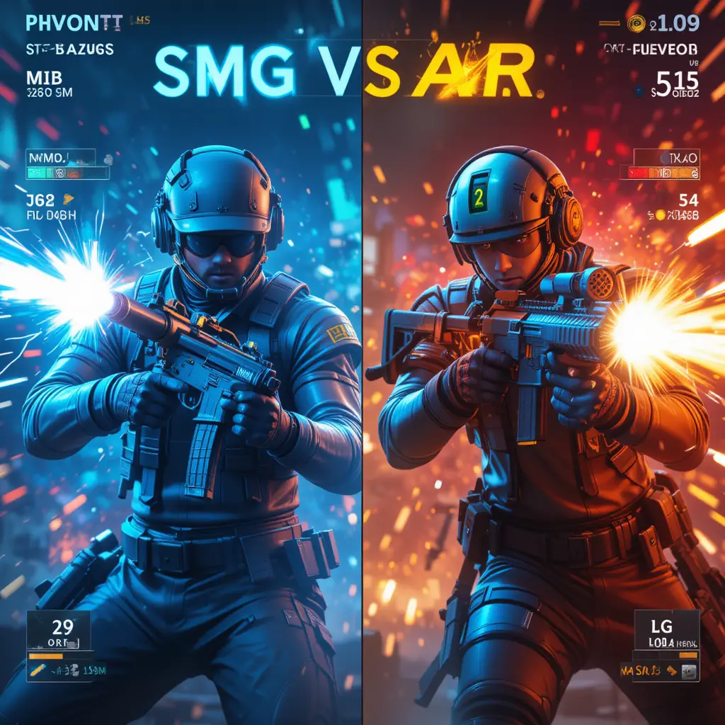 Senjata SMG vs AR di PUBG Mobile 2025