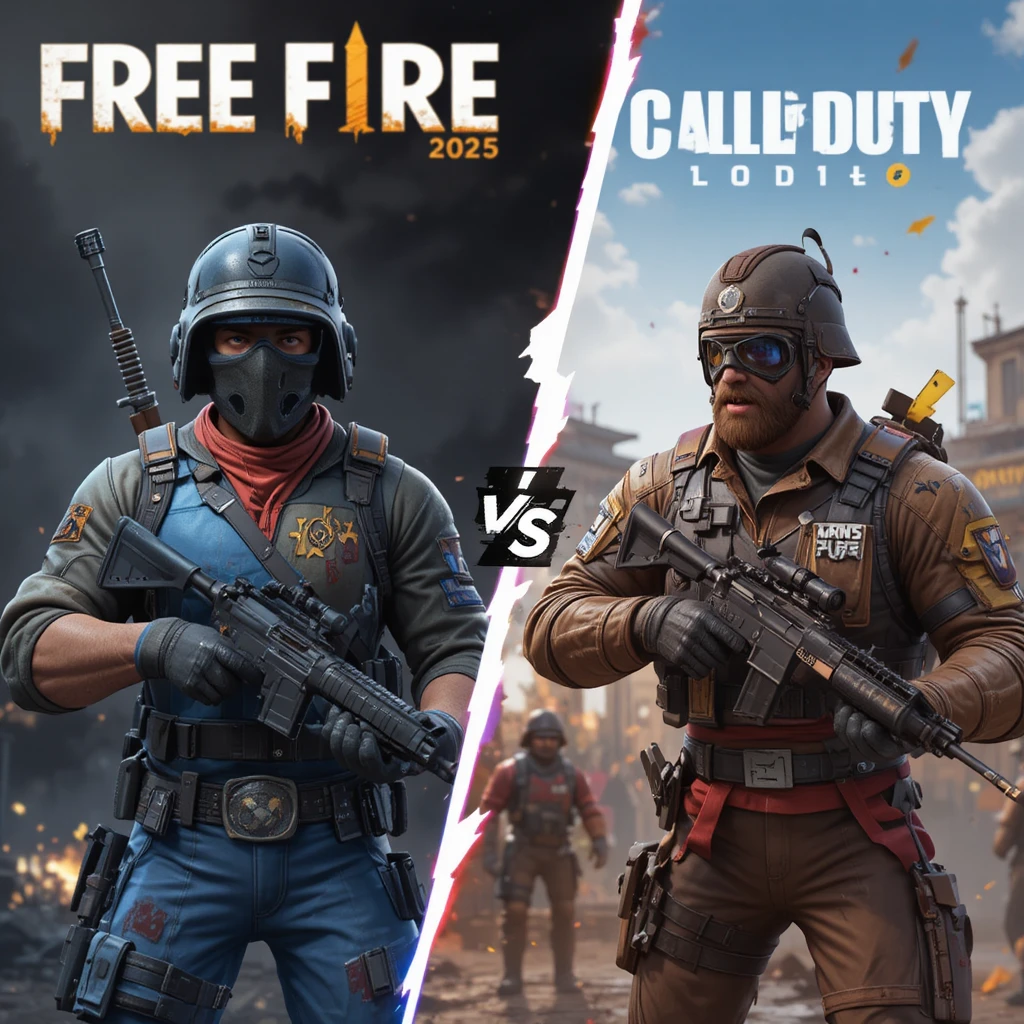 DUEL SENGIT 2025! Free Fire vs COD Mobile: Mana yang Menang Battle Royale?