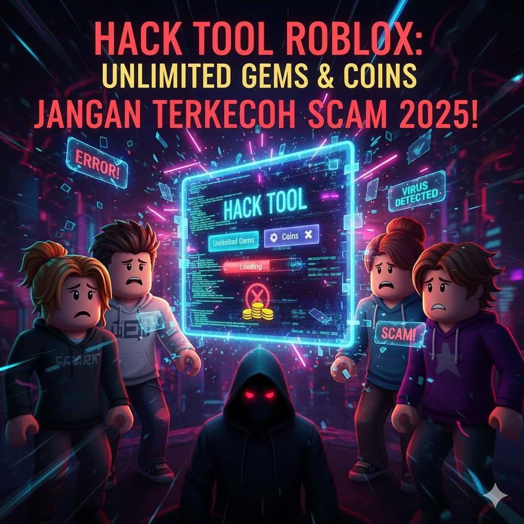 Hack Tool Roblox: Unlimited Gems & Coins – Jangan Terkecoh Scam 2025!