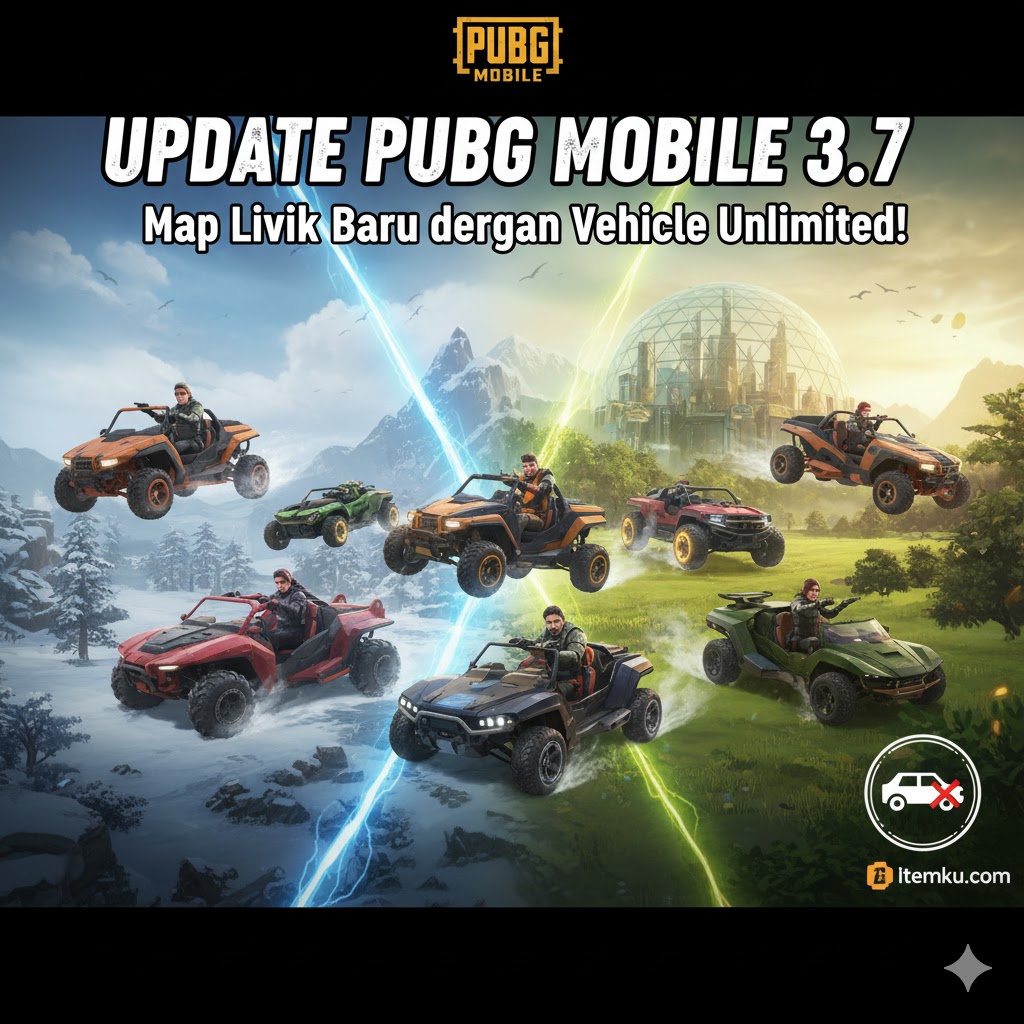 Update PUBG Mobile 3.7: Map Livik Baru dengan Vehicle Unlimited!