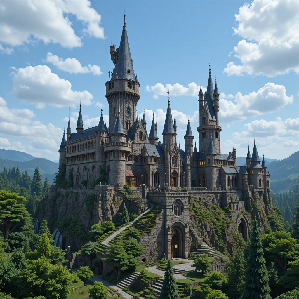 Bangun Istana Hogwarts di Minecraft Hanya 3 Jam!