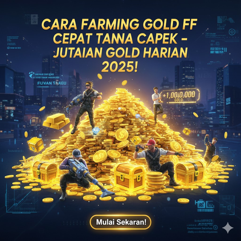 Cara Farming Gold FF Cepat Tanpa Capek - Jutaan Gold Harian 2025!