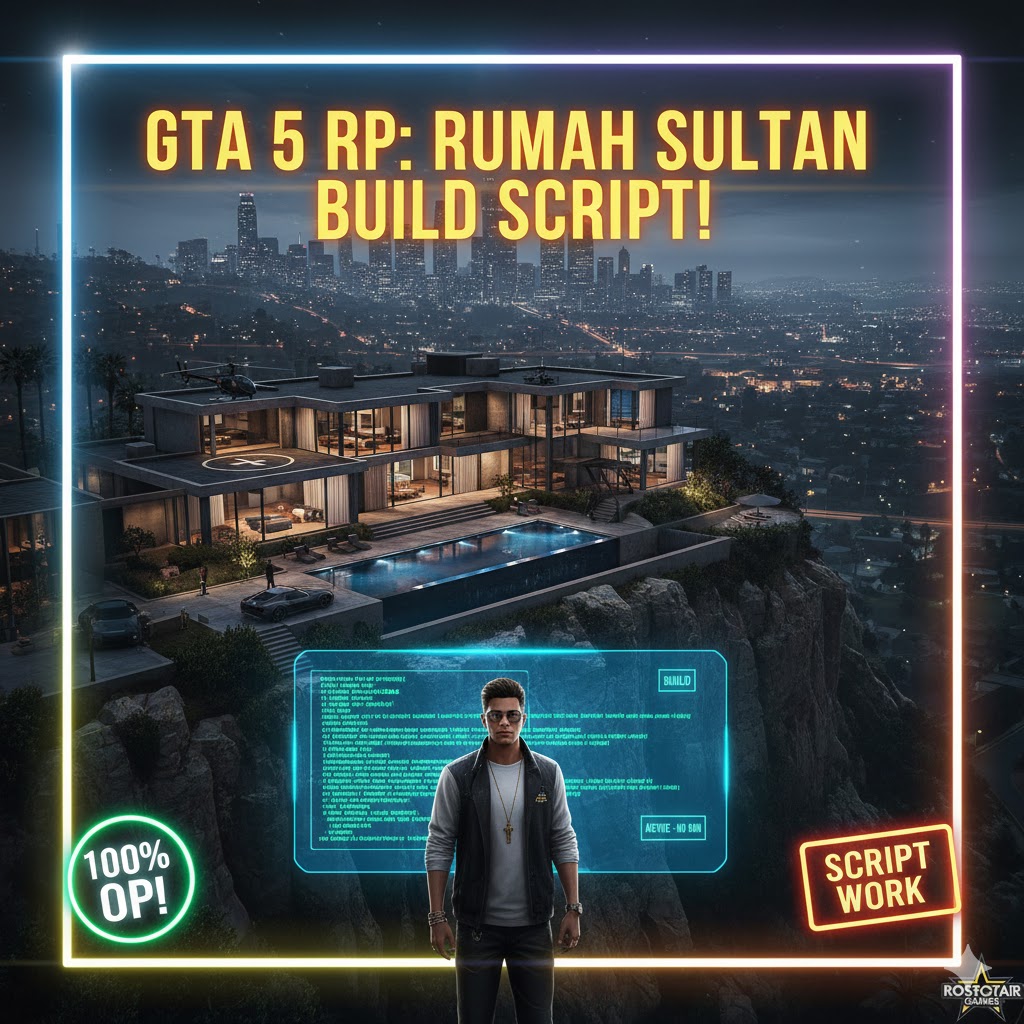 GTA 5 RP: Rumah Sultan Build Script Gratis Infinite 2025!
