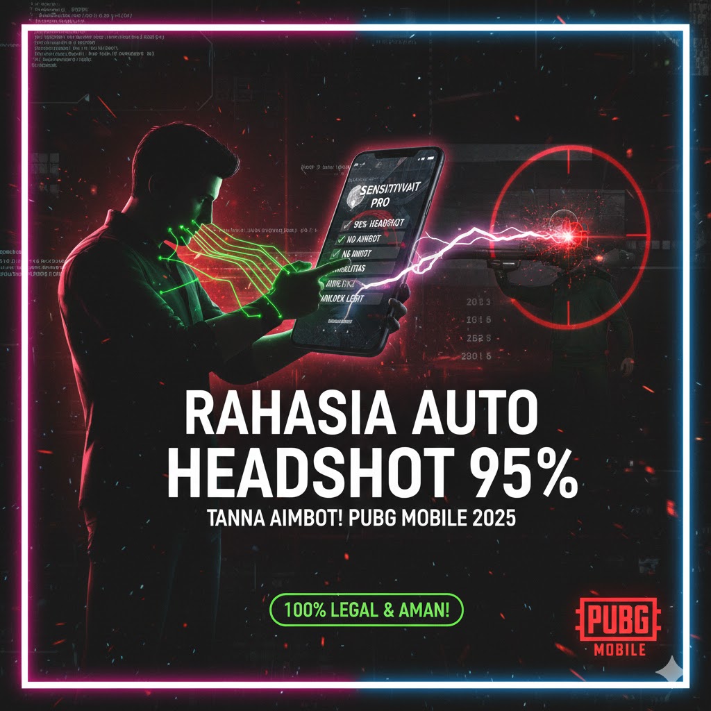 Rahasia Auto Headshot 95% Tanpa Aimbot PUBG Mobile 2025!