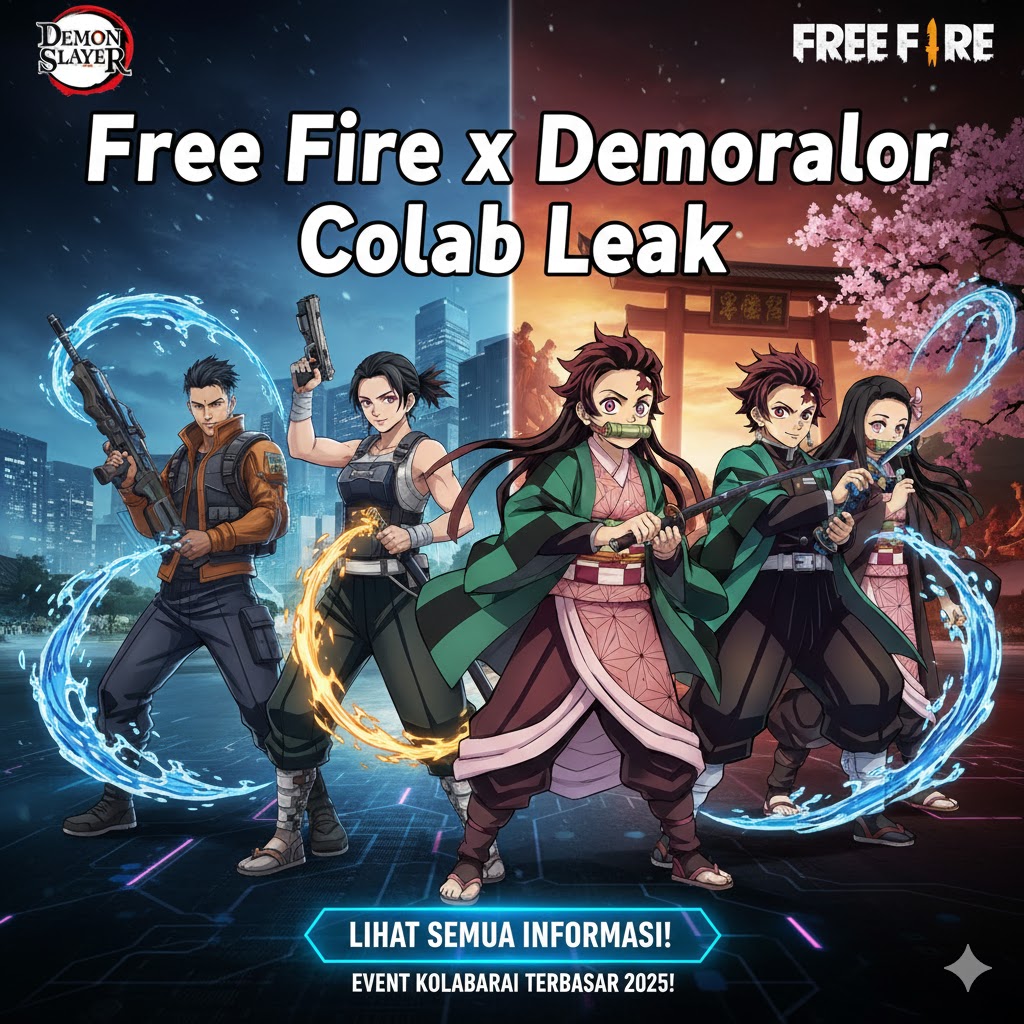 Free Fire x Demon Slayer: Bocoran Skin Tanjiro & Nezuko 2026!