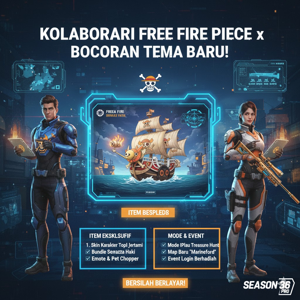 Kolaborasi Free Fire x One Piece: Bocoran Seru 2026