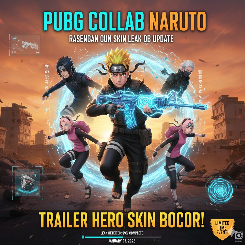 PUBG Collab Naruto: Rasengan Gun Skin Leak OB Update