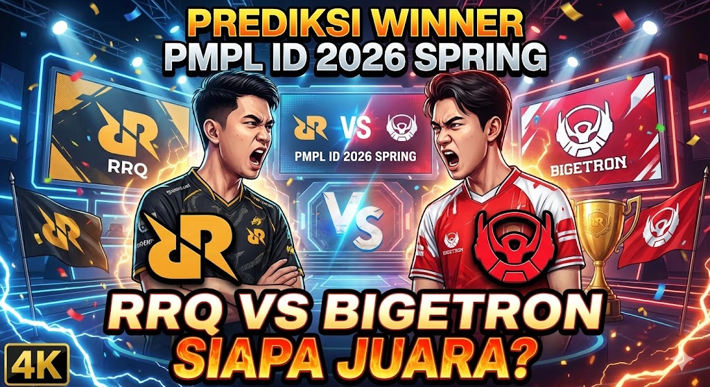 Prediksi Winner PMPL ID 2026 Spring: RRQ vs Bigetron, Siapa Juara?