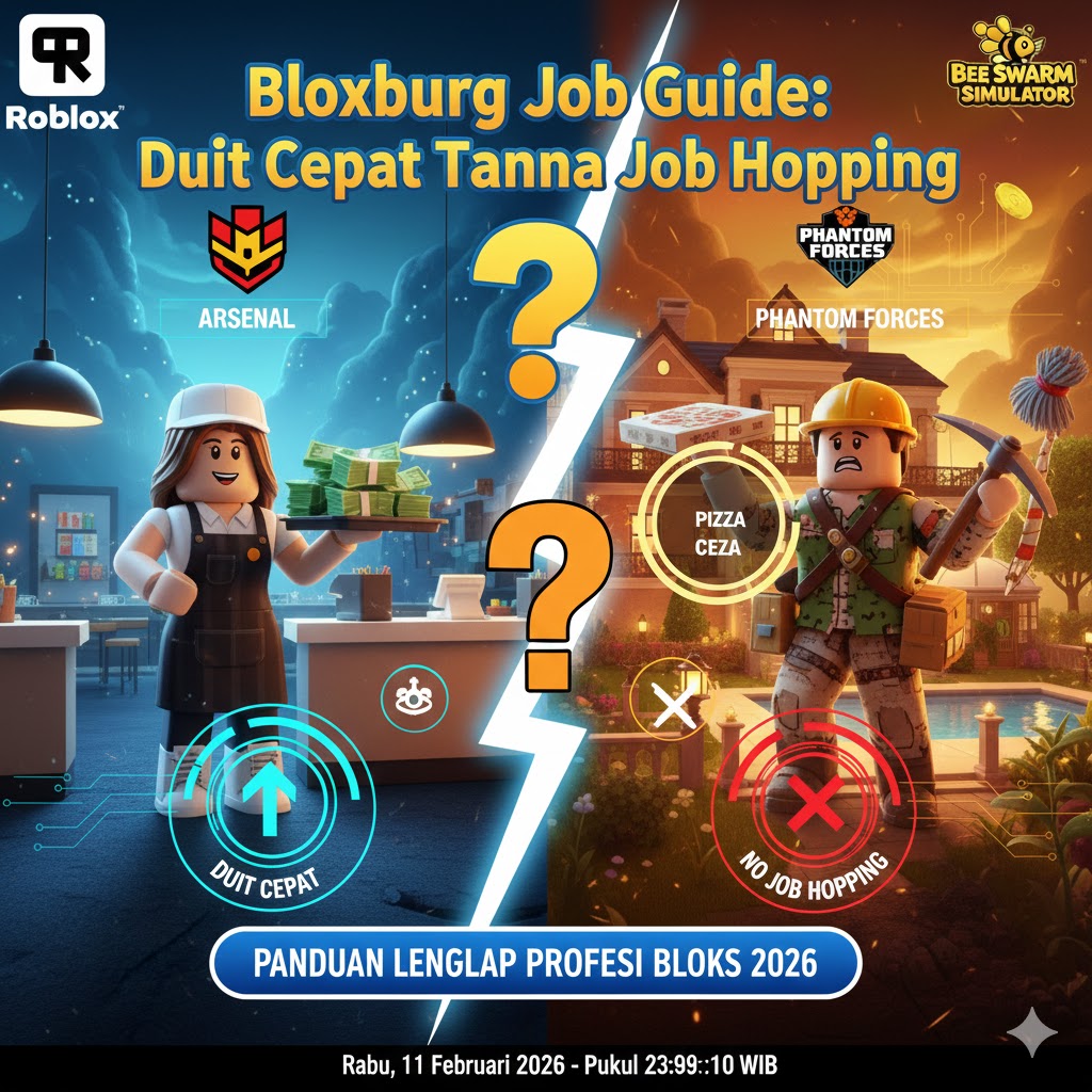 Bloxburg Job Guide: Duit Cepat Tanpa Job Hopping