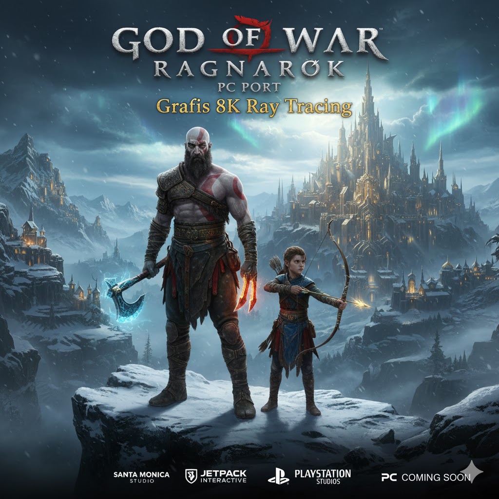 God of War Ragnarok PC Port: Grafis 8K Ray Tracing Resmi Dirilis