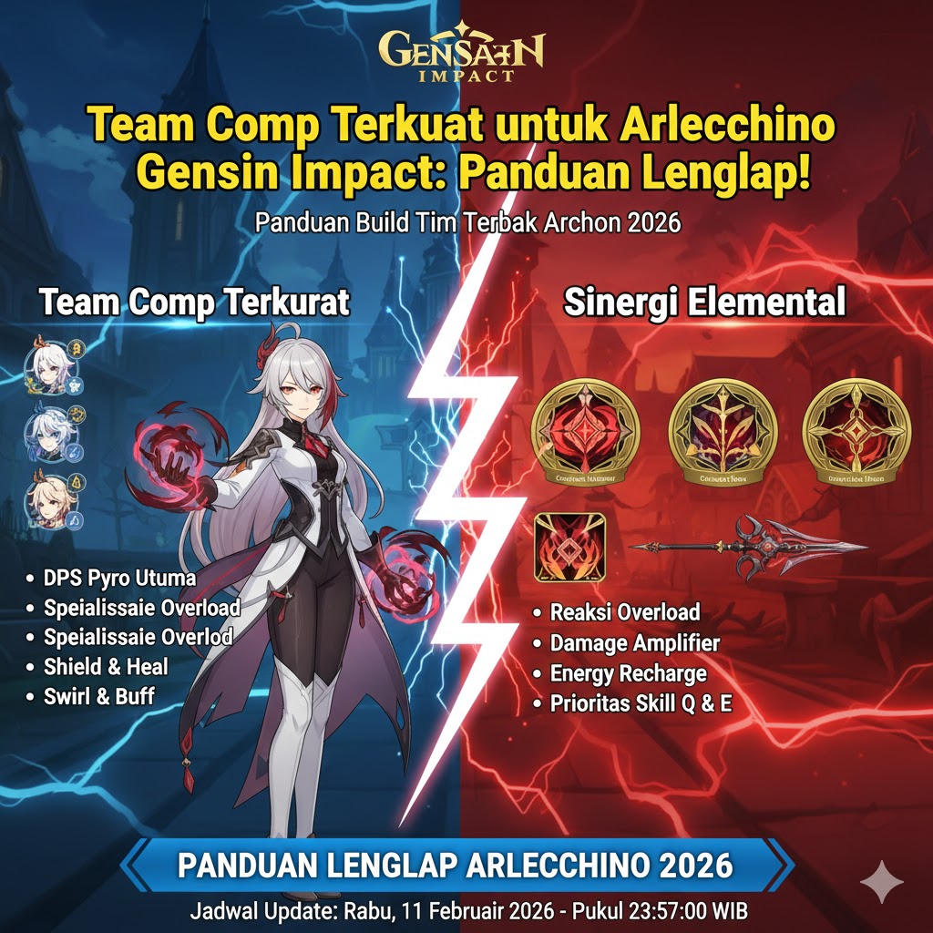 Team Comp Terkuat untuk Arlecchino Genshin Impact: Panduan Lengkap!