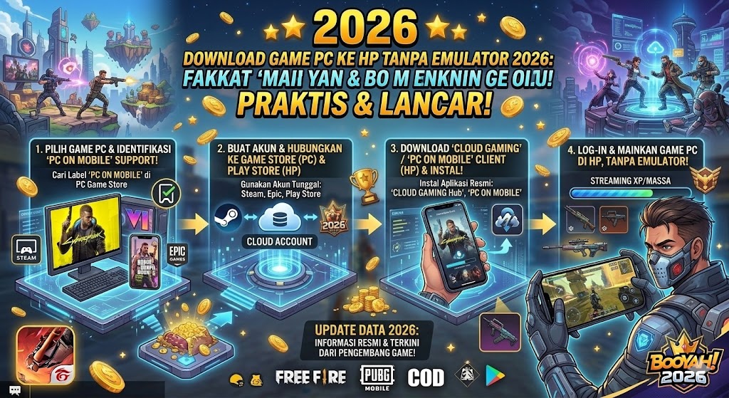 Cara Download Game PC ke HP Tanpa Emulator 2026: Praktis & Lancar!