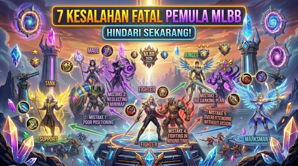7 Kesalahan Fatal Pemula Mobile Legends