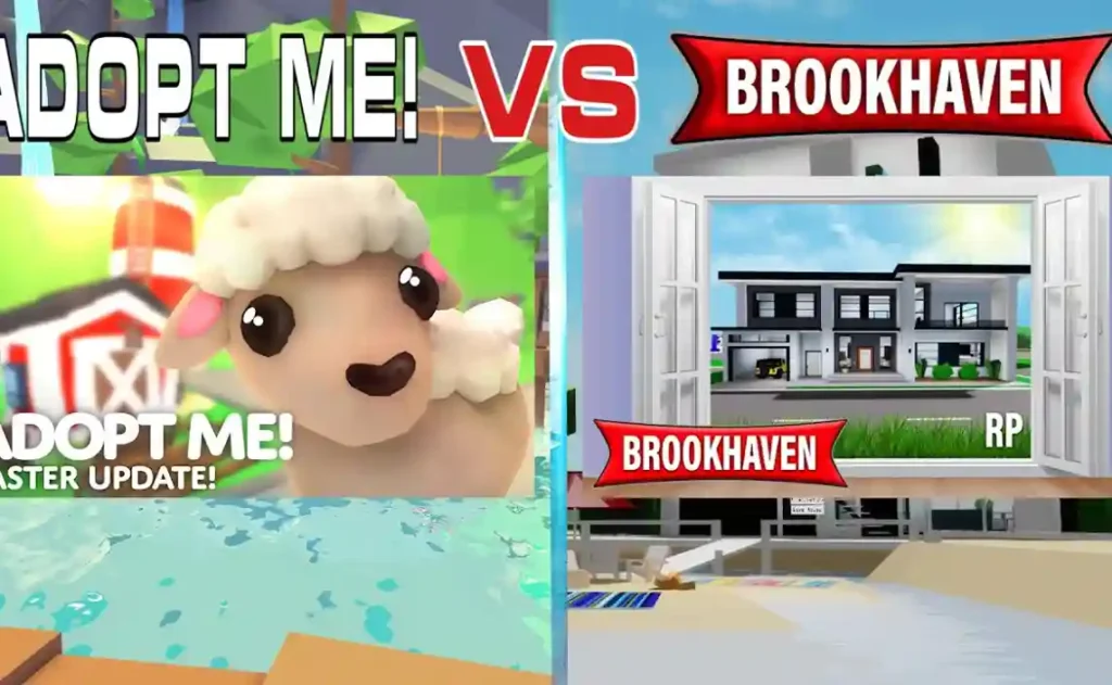 Roblox Adopt Me vs Brookhaven